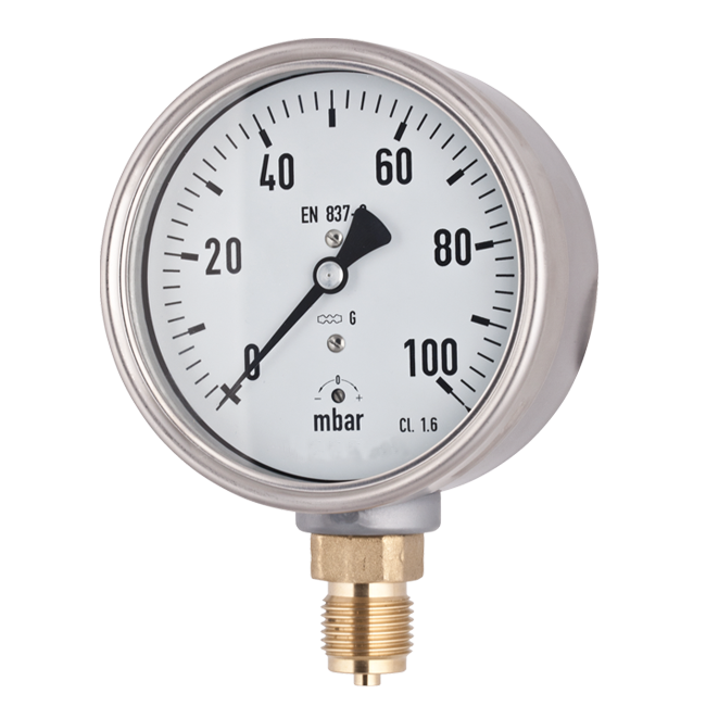 工业型膜盒压力表